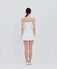 Not Your Rose Lace Frill Mini Dress (Ivory)