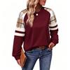 Women's Fashion Casual Long Sleeve Crewneck Pullover Sweatshirt for Everyday Wear