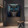 Abstract Fantasy Animals Black Dragon Eagle Owl Lion Canvas Art Poster Prints Painting Wall Gift Living Room Pictures Decoration