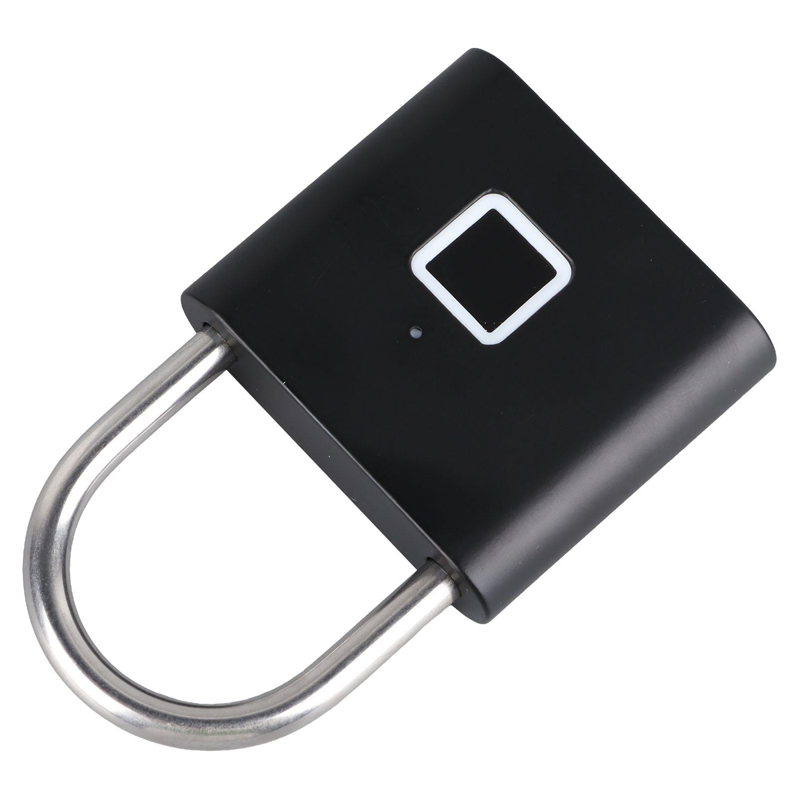 Fingerprint Padlock High Security Fast Unlocking Waterproof   Lasting Smart Padlock for     for Home
