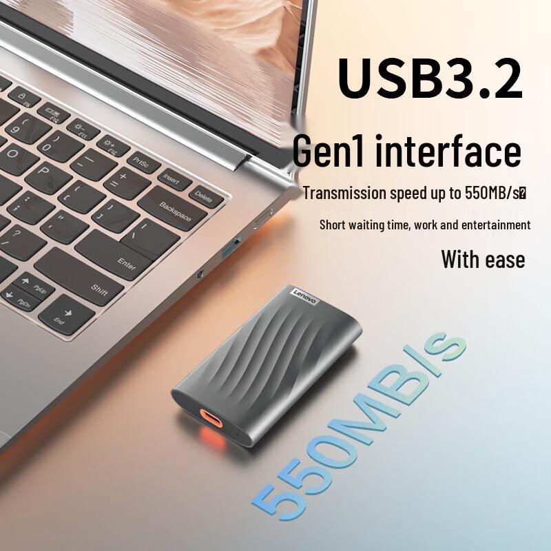 Lenovo PS6 Portable SSD USB 3.1 Type-C