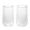 Dolce Duo Glass 370ml Insulates for Hot or Cold Gift Heat-Resistant Double-Layer Pair, Capacity, Drinks, Set, Boxed, ST-1638