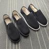 Fashion Flax Driving Shoe Soft Black Flats Tennis Female Linen Breathable Fabric Flax Soft Driving Shoe Black Flats Tennis Female Linen