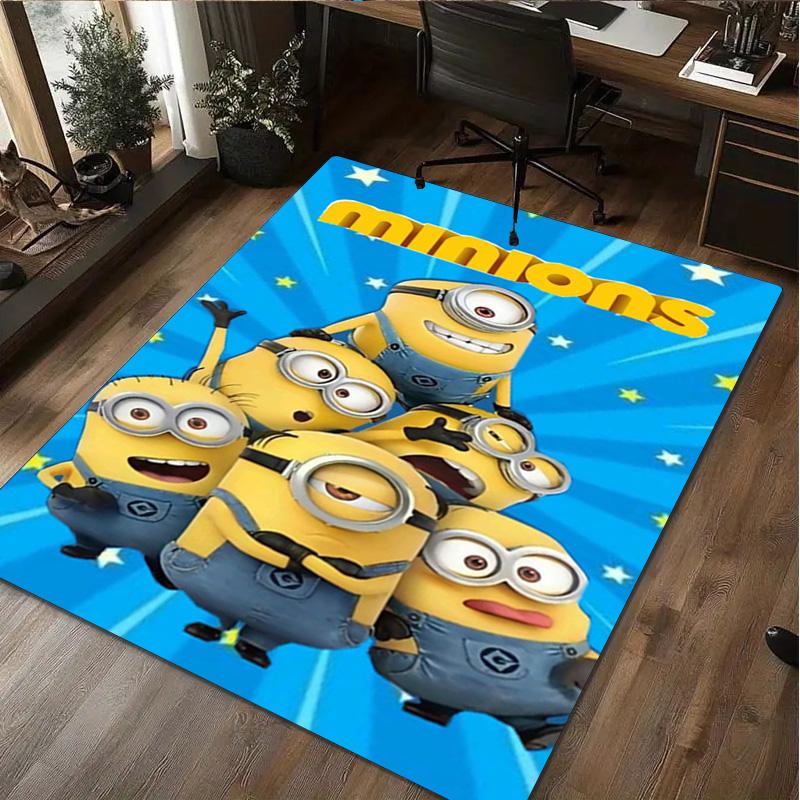 Despicable Minions Rug Carpet Office Decorative Carpet For Living Room Bedroom Door Mat Floor Rug Computer Chair Area Rug