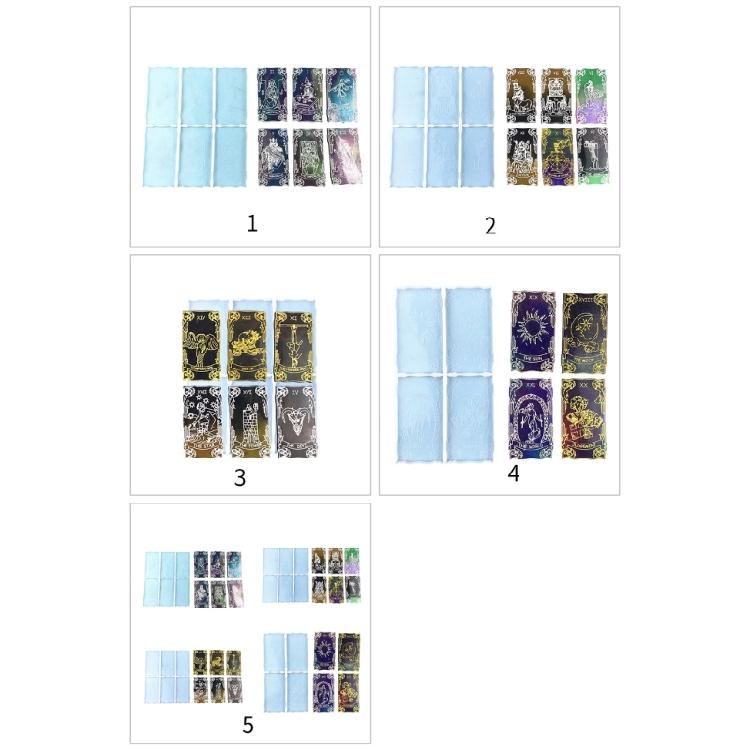 Card Board Set Epoxy Mold Handcraft Chess Entertainment Production Tools for DIY