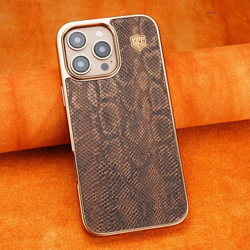 

Подходит для чехла для телефона Apple 16promax, Магнитный чехол из кожи с креативным змеиным узором, Полная защита от падений для iPhone15, Роскошный кожаный чехол для мужчин iPhone 15 6.1 inch