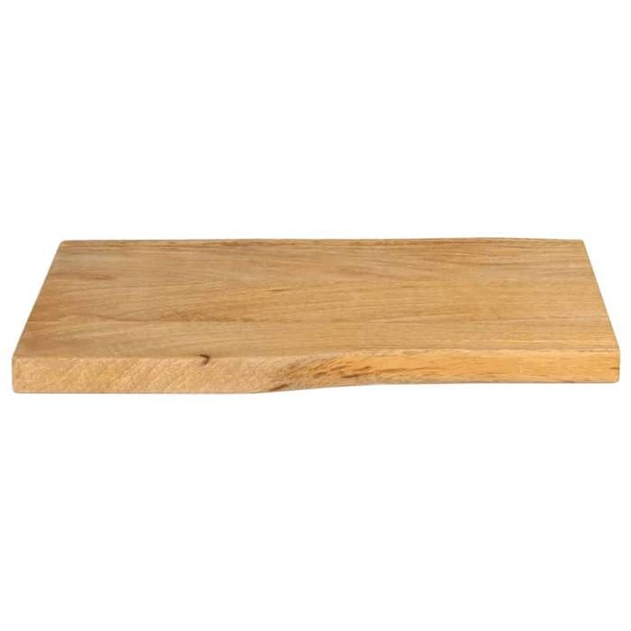 VidaXL Tabletop 50x40x2.5 Cm Live Edge Solid Mango Wood, Wood Tabletop, Side Table Top, 370703