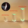 Portable Crystal Glass Triangular Prism Clear Triangular Rainbow Prisma Optical Refraction Prisma Photographic