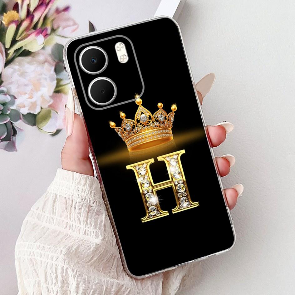 For OPPO A5x 4G Case CPH2725 Cover Luxury Crown Letters Soft Silicone Transparent Phone Cases For OPPO A5x Coque A 5x 2025 Funda