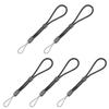 5pcs Adjustable Key Lanyard Short Braid Bottle Lanyard Necklace Wrist Strap U Disk Lanyard Phone Lanyard