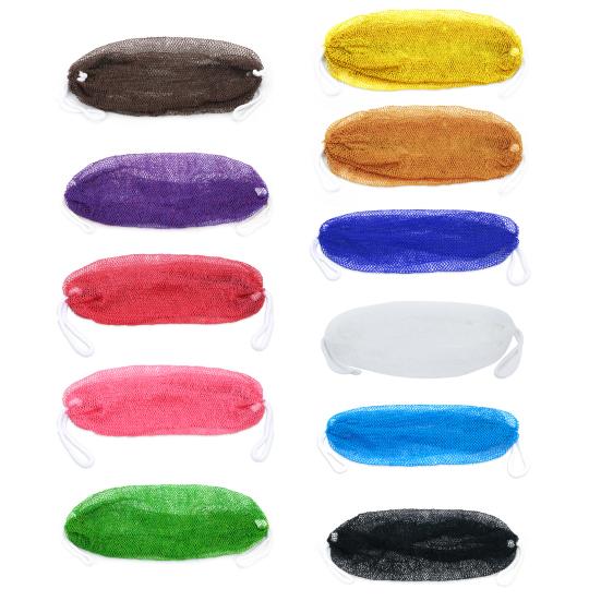 African Shower Net Exfoliating Sponge with Knots Body Scrubber Body Scrub Quick Drying Hygienic Shower Bathing Net