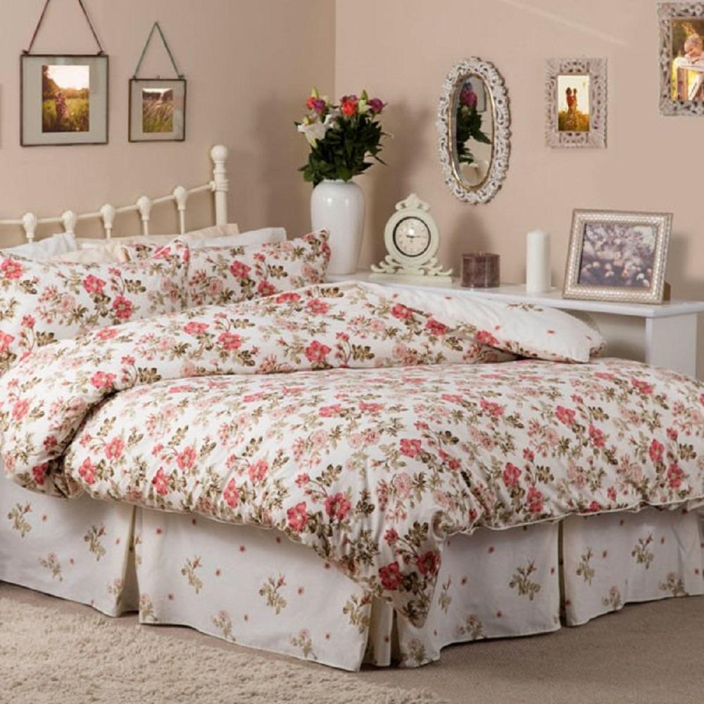 Belledorm Wild Rose Fitted Valance