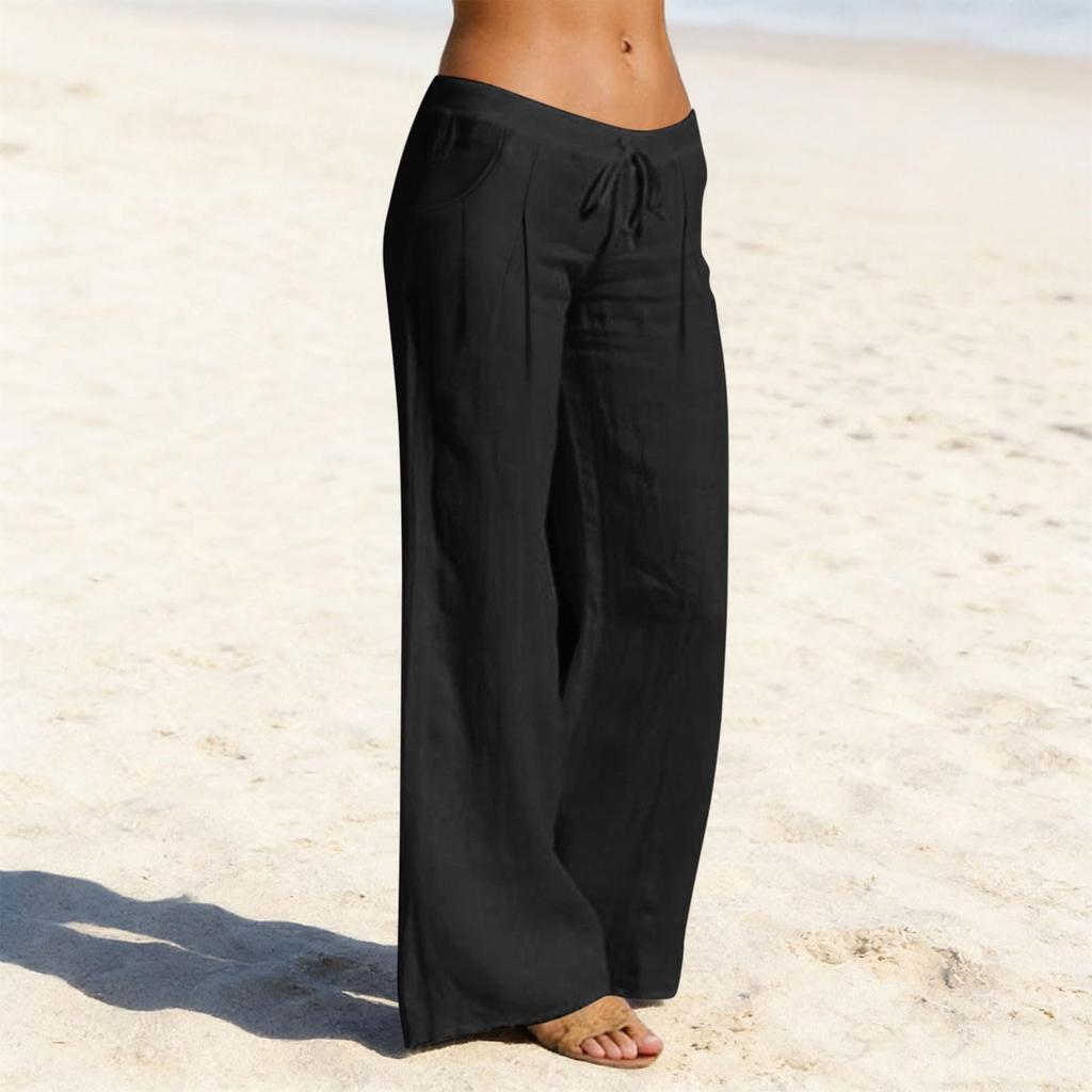 Women's Casual Loose Pants Straight Wide Leg Pants Casual Pants