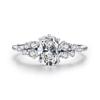 Tancise Classic 925 Sterling Silver  Zircon Ring Ladies Jewelry Wedding Promise Party Gift