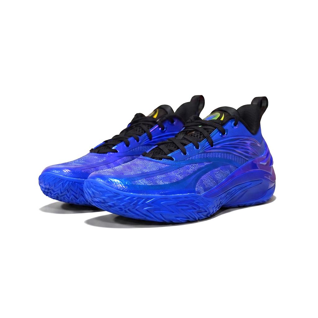 Anta Crazy Tide 8 Blue Tears A Shock X Professional Basketball Shoes Men sneakers Electric-Indigo Basic-Black 112631111-7