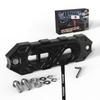 Towing Winch Fairleads with Tow Hook 15T 10 Inch Mount Hole for Synthetic Rope Electric Winch Offroad Vehicle Recovery Accessory