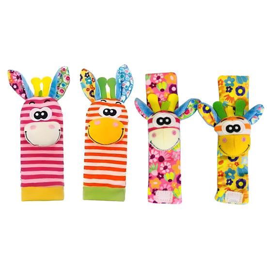 

Baby Rattles Socks Wrist Toys High Contrast Baby Toys Black And White Baby Toys Brain Development Infant Toys Shower Gifts for Newborn Boys Girls B