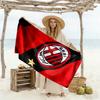 Ac Milan Crest Close-up Beach Towel High Absorbency & Quick-Dry Comfortable Lightweight