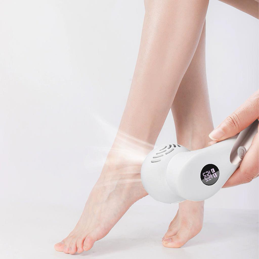 Electric vacuum cleaner foot grinder to remove dead skin and calluses, full body washable digital display pedicure device, foot beauty machine