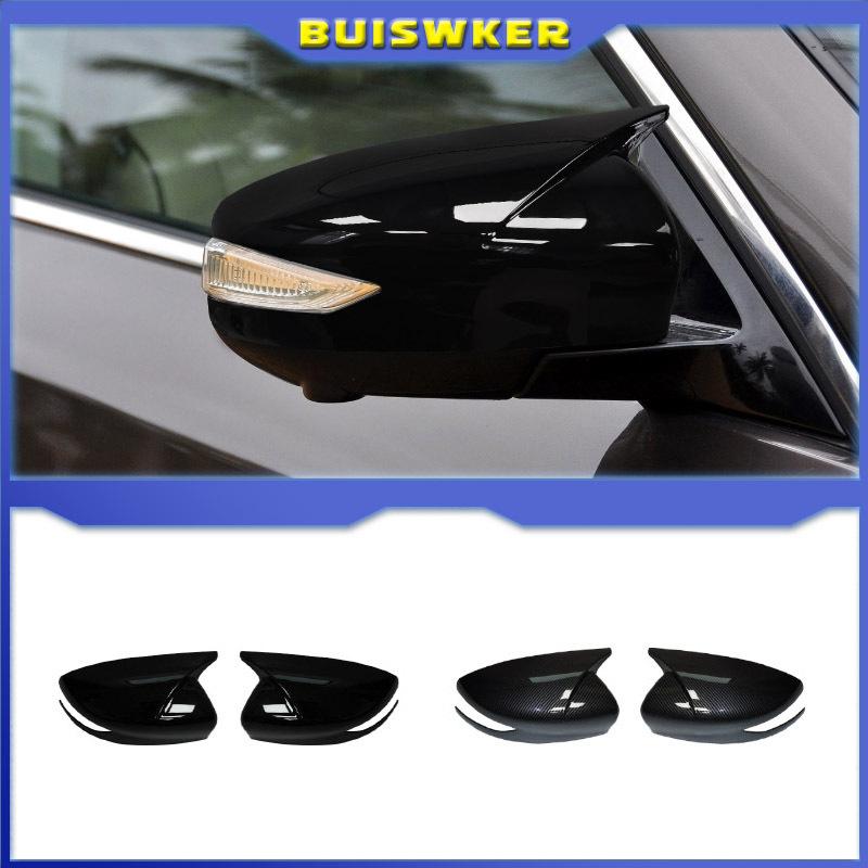 Side Wing Rearview Mirror Cover For Nissan Altima 2013-2018 Sentra/Sylphy Maxima Glossy Black Cap Sticker Trim Mirror Shell