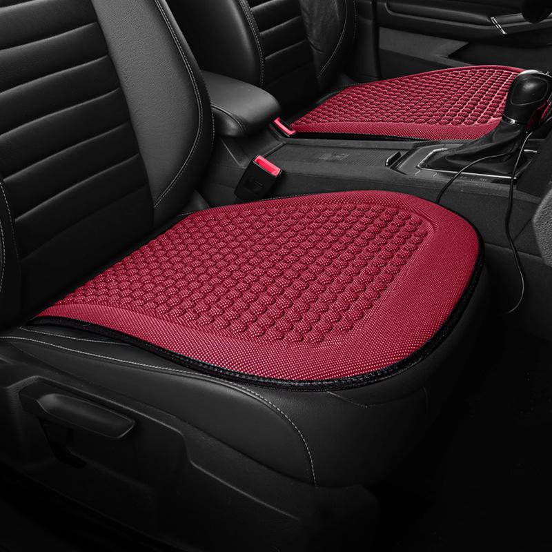 Breathable Ice Silk Car Seat Cushion - Universal Cool Pad for All Seasons
