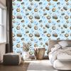 Wallpaper Sailing ships and anchors for living room and bedroom 50x1000