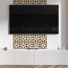 Self-Adhesive Vinyl Wall Tiles for Interiors Geometric Floral Pattern 20X20X20 Cm