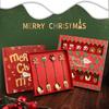 J Cross-border 430 Stainless Steel Christmas Dessert Spoon & Fork Set – Includes Ice Cream & Cake Utensils with Festive Elements