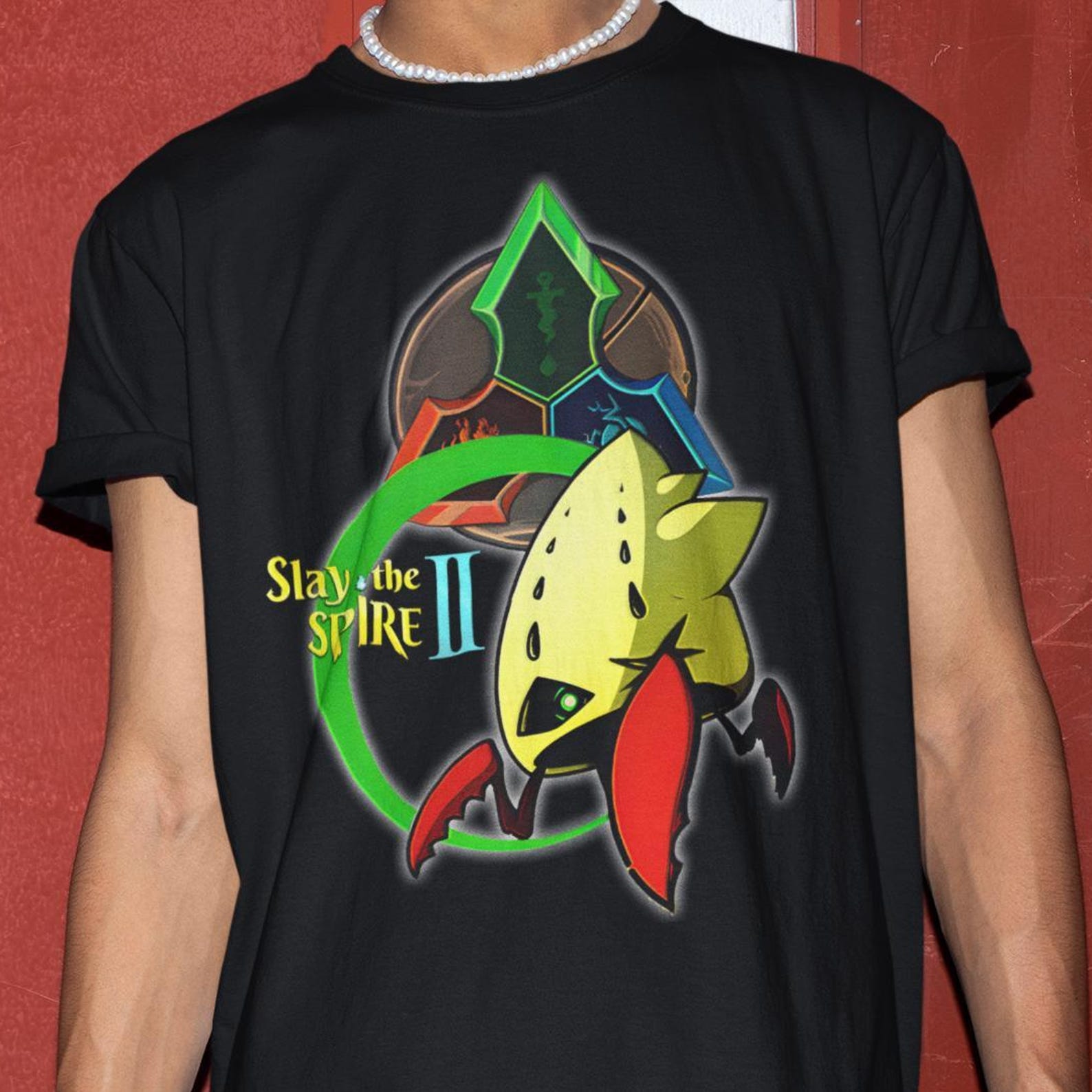 Slay The Spire 2 Ironclad Shirt - Indie Game Tshirt,Gamer Graphic Tees,Gaming Sweatshirt 4XL