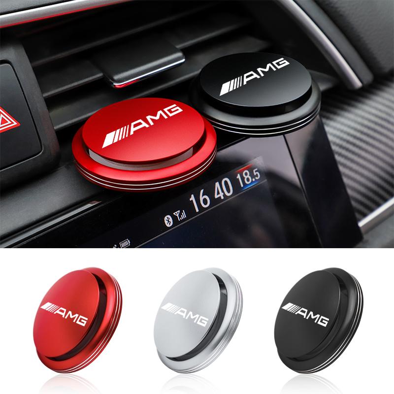 For Mercedes Benz AMG A B C E G CLA W211 W203 Car Accessories Air Freshener Instrument Flavor Perfume UFO Shape Scent Decor