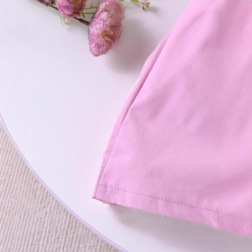 Mädchen Freizeitset Sommer Kinder Mode Niedlich Blume Hosenträger + Rock Zweiteiliges Set