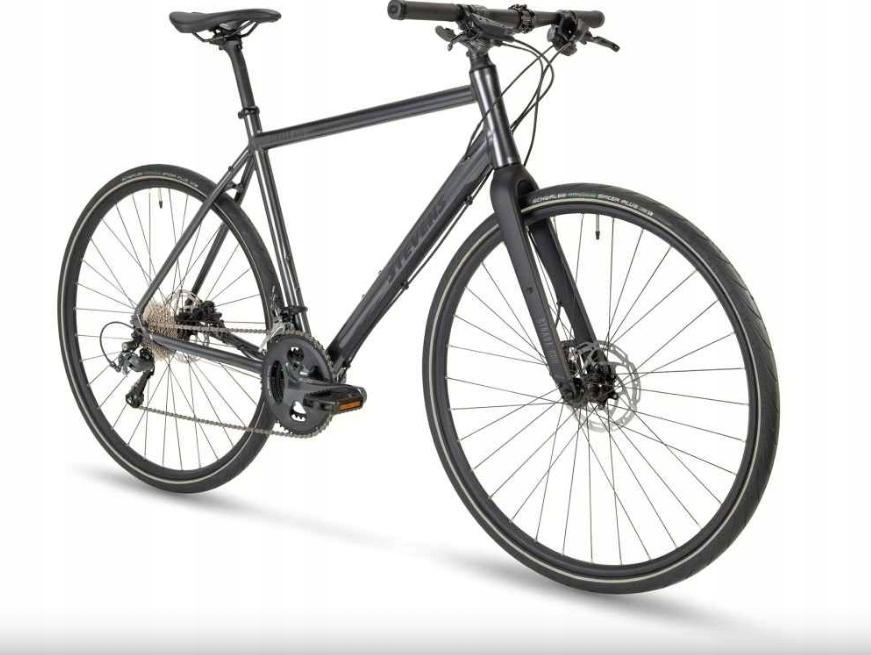 Gravel Fitness Bike Stevens Strada 600 Frame 58Cm Tiagra 2X10 Phantom Gray