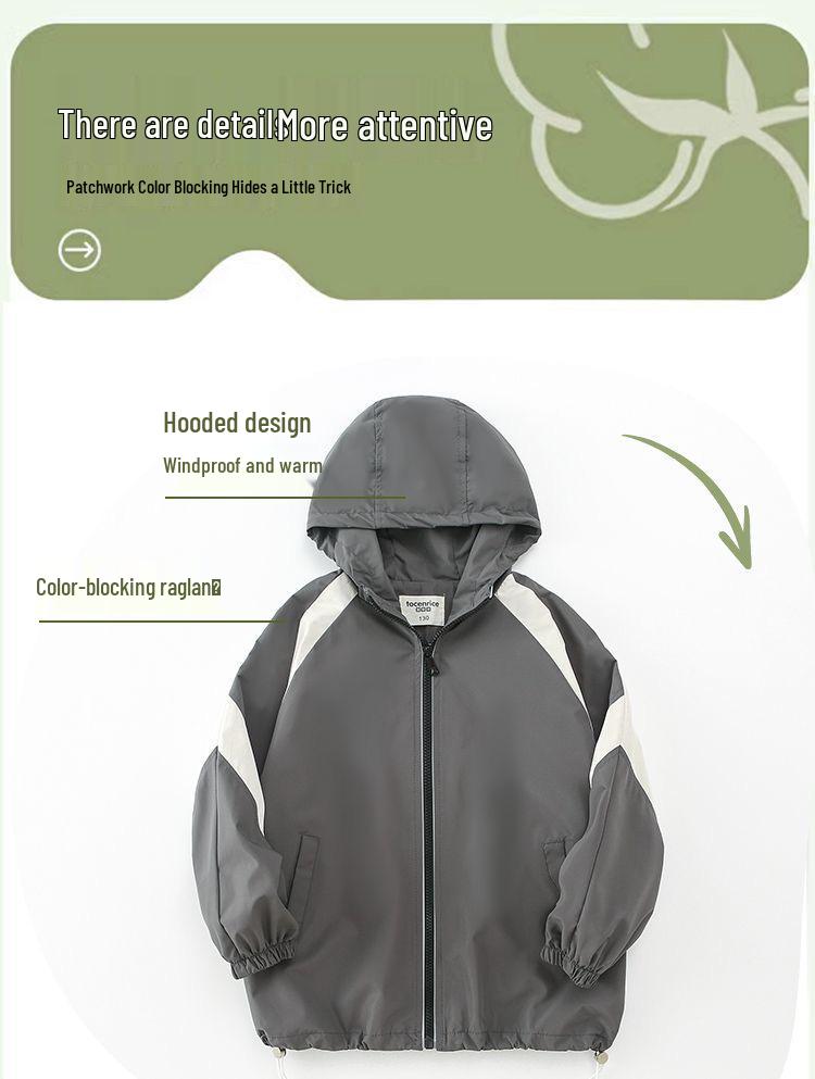 Alan Becker Matchstick Man Five-Color Set + Alan Boys' Fleece-Lined Windbreaker: Autumn/Winter Boys' Outerwear