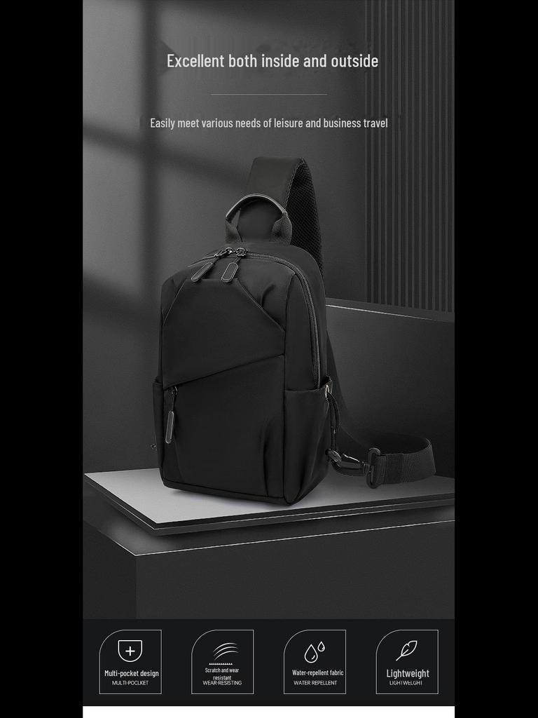 Unisex Street Trend Korean Messenger Bag - Casual, All-Match Style for Outdoor Sports