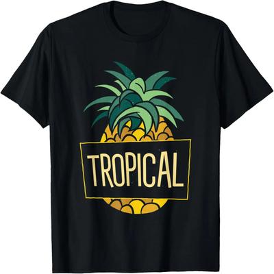 Tropical Pineapple Summer Vibes Edible Fruit Pineapple T-Shirt