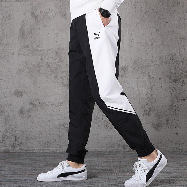 Puma Retro Sports Long Pants With Laces Men Bottoms Black 597373-02