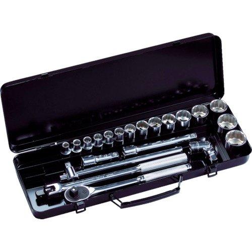 Super Tool N415S Socket Wrench Set, 15-Piece x 12.7mm Drive
