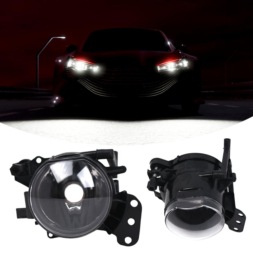 1/2pcs Front Fog Lights Lamp Housing Lens Clear Auto Foglight Bumper Grille Cover for BMW E60 525I 528I 530I 535I 545I 550I M5