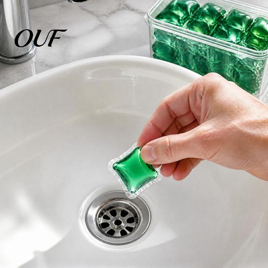 Sewer Smell Remover Drain Odor Eliminator Pods, Water-Soluble Neutralizing Capsules, Long-Lasting Deodorizer for Home Fresh Scent Sink And Bathroom