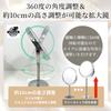 Tabletop Magnifying Mirror 10x and 1x Makeup Stand Tabletop Mirror for (10X) (Silver) [Height Adjustable] Magnification, Double-Sided, Large, Mirror,