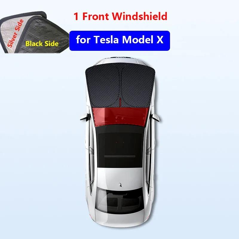Upgrade Privacy Sunshade for Tesla Model 3 Y S X Front Side Window Sun Visor Shade UV Protector Blind Shading Outdoor Camping