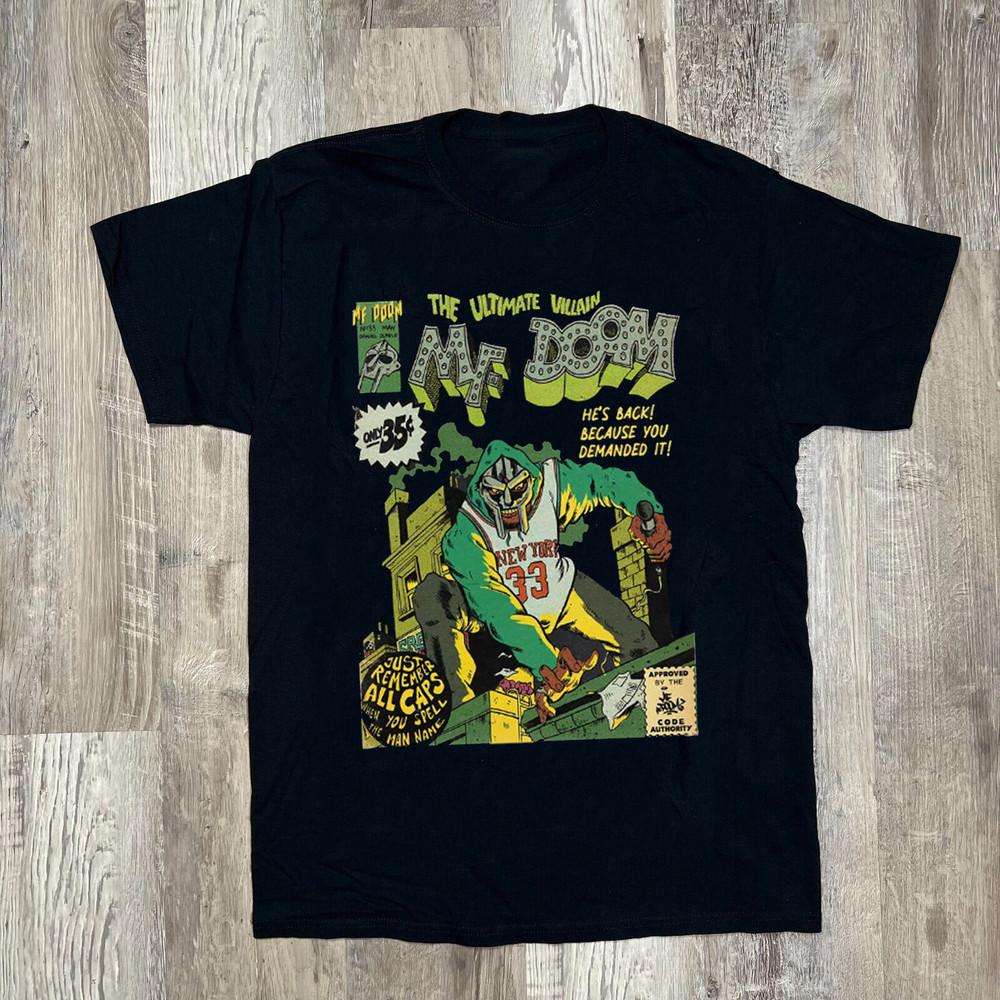 Унисекс Футболка MF Doom Comic Полный Размер S-5XL YY339 Унисекс Футболка XL
