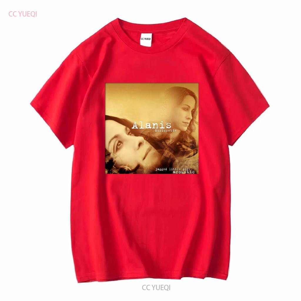 Alanis Morissette T Shirt Father day gift new best Dad vintage Washed Casual Stretched Slightly homme Breathable Stylish