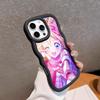 Sakura Uta Cure Idol Wavy Edge TPU Mobile Phone Case for iPhone 17 16 15 14 13 12 11 Air Pro Max Plus Colorful Cover