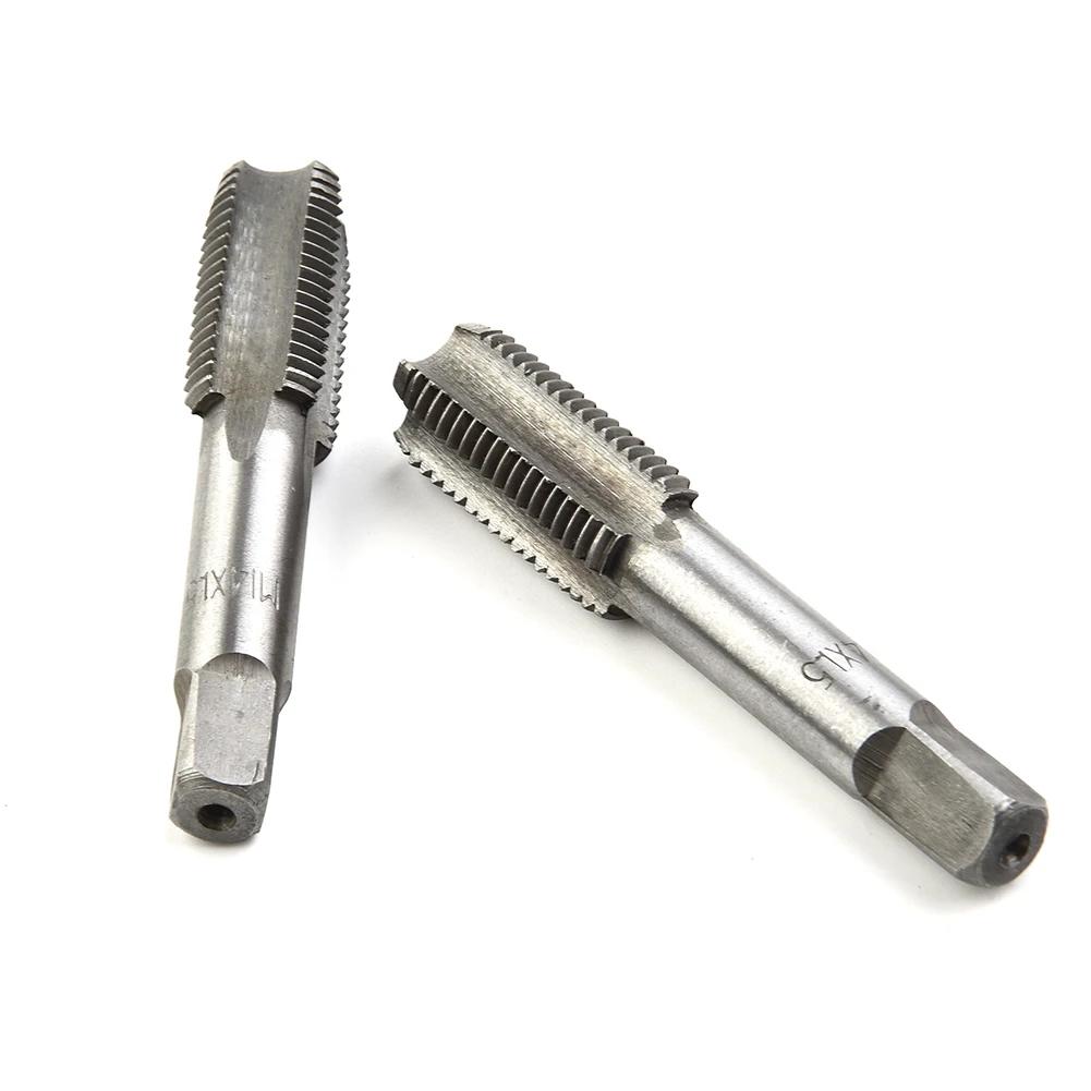 1 Pair Straight Fluted Fine Thread Metric Connector Right Hand Thread Tap M16 M20 For Stainless Steel Iron Drilling