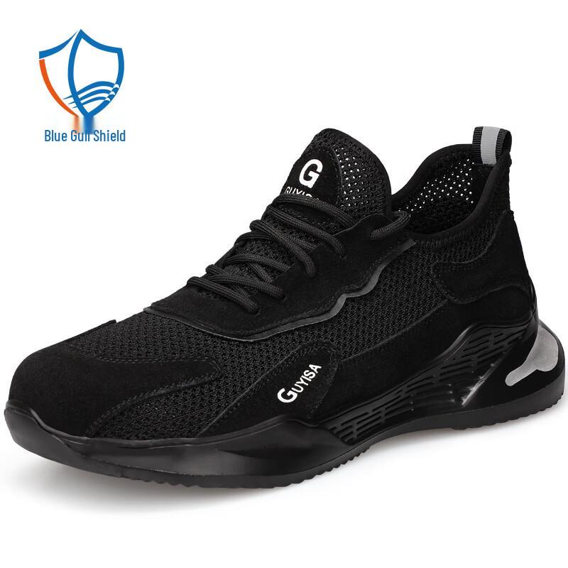 Lan Ou Dun Men s Lightweight Steel Toe Safety Shoes DL1037N EU 42