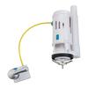 Split Toilet Drain Valve Toilet Cistern Flush Valve Overflow Lever Operated 1/2 Piece Bathroom WC Water Tank Fittings