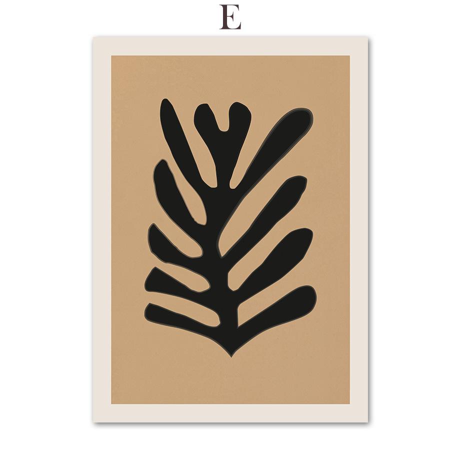 Vintage Flower Market Abstract Line Curve Wall Art Canvas Painting Nordic Posters And Prints Wall Pictures For Living Room Decor