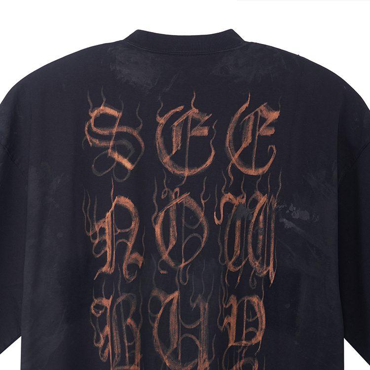 Balenciaga T Shirt Loose Fit Unisex Black 744439TOVE11055
