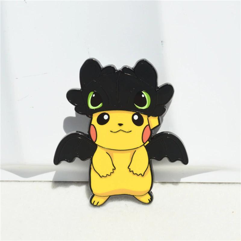 Anime Game Pokemon Brooches for Clothing Women Men Badges Lapel Pins for Backpack Hard Enamel Pins Fashion Accessories